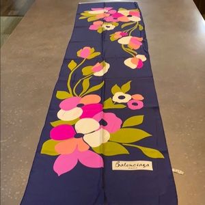 BALENCIAGA Vintage SILK  Scarf